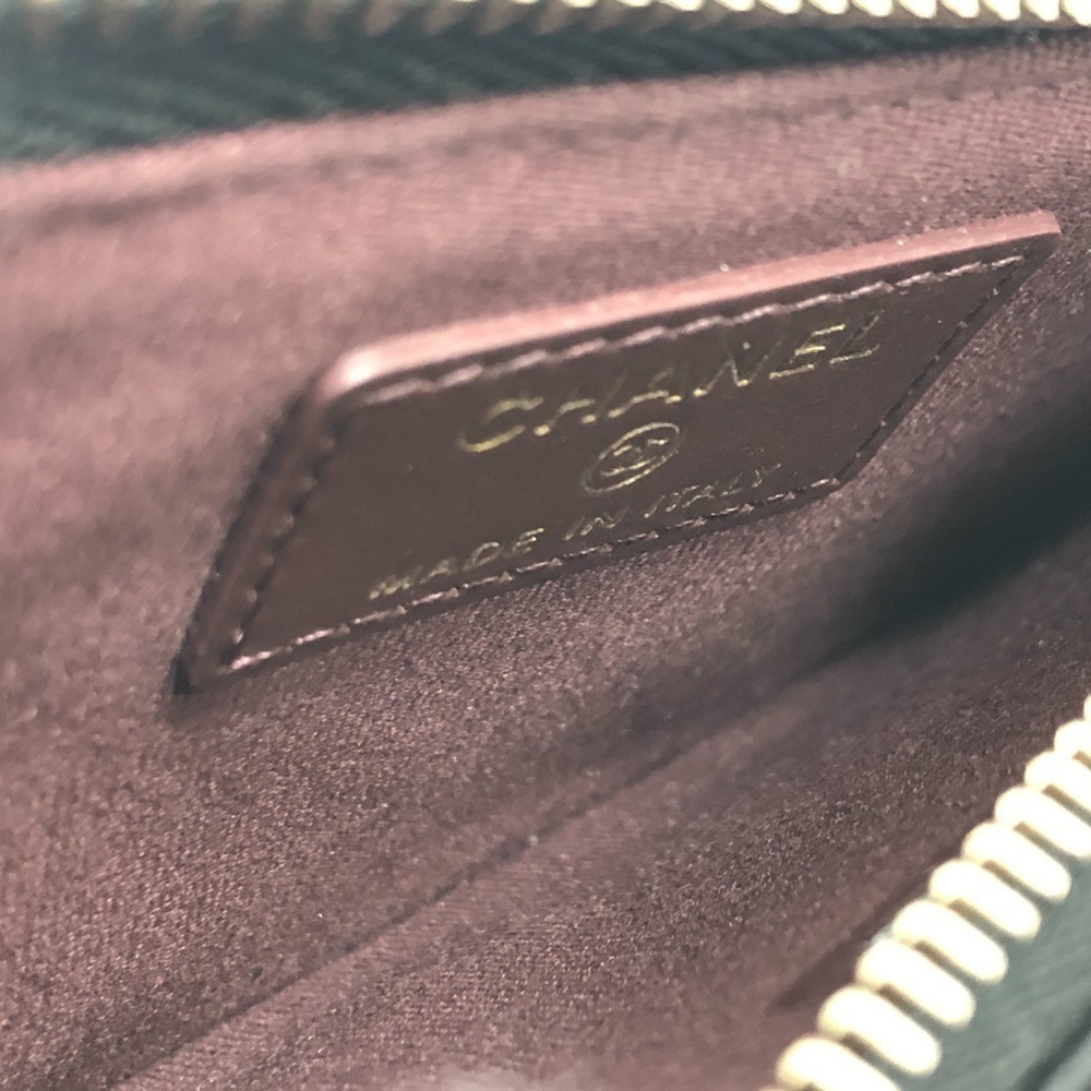 CHANEL Black Caviar Leather Logo Wallet - Picture 12 of 15